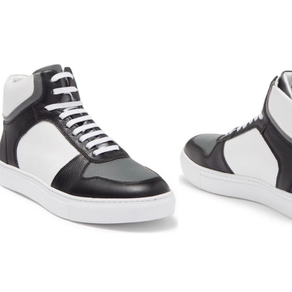 French Connection Jump Colorblock Leather High Top Sneaker (Men) - Picture 2 of 13